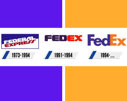 La historia del logo de FEDEX