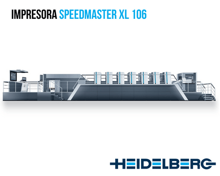 "Impresora Speedmaster XL 106 de Heidelberg"