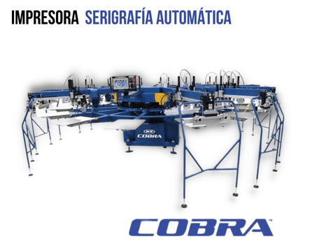 "Impresora serigrafíca automática de COBRA"