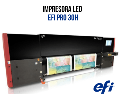 "Impresora LED Pro 30h de EFI"