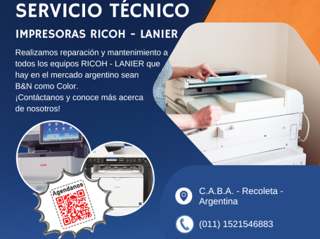 TECNOSERVICEARG Servicio Técnico RICOH – LANIER